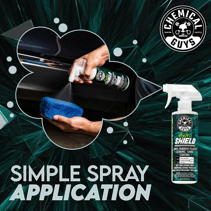 Chemical Guys Ceramic HydroShield Tire Shine Coating 16oz - Image 9