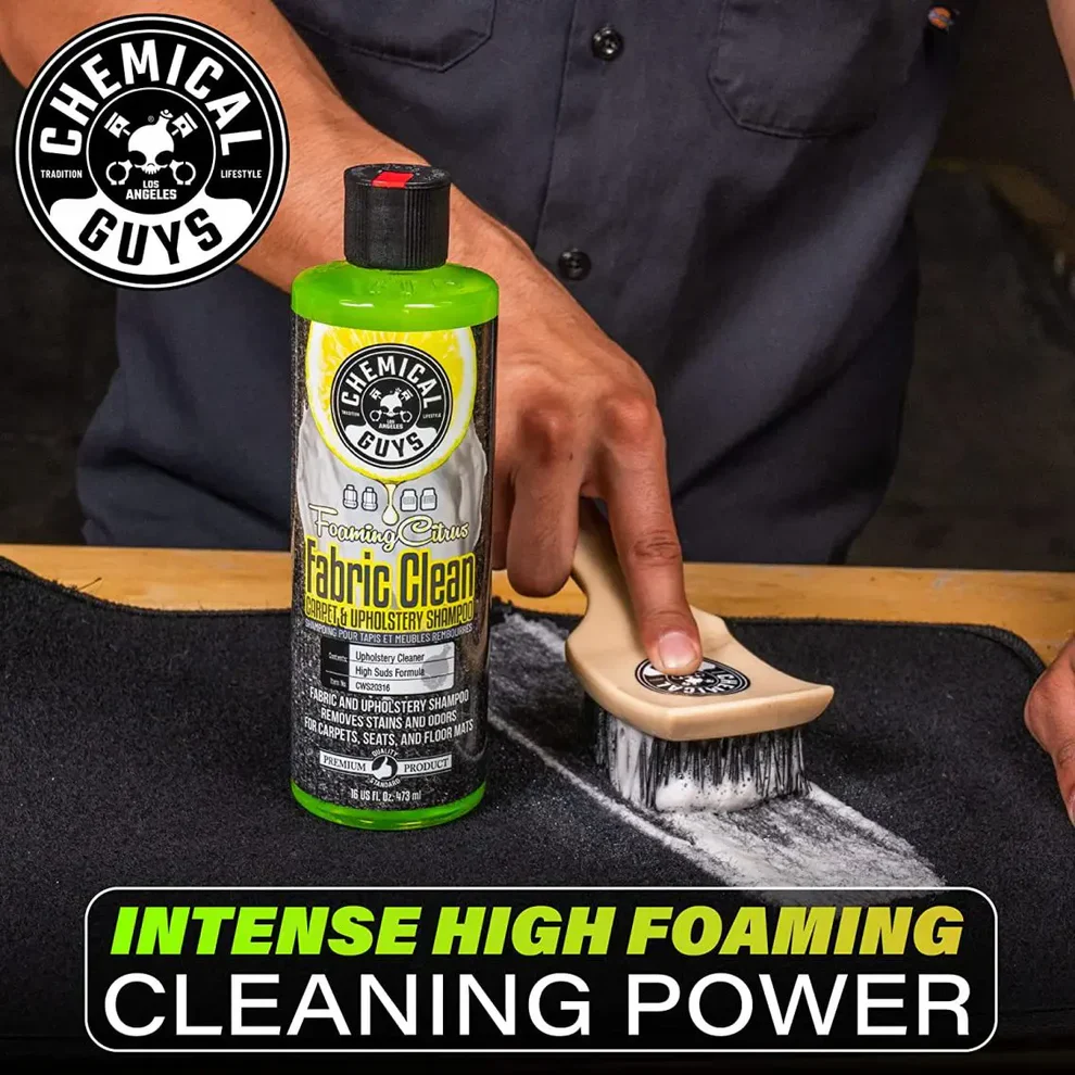 Chemical Guys Foaming Citrus Fabric Clean Carpet & Upholstery Shampoo - Image 5