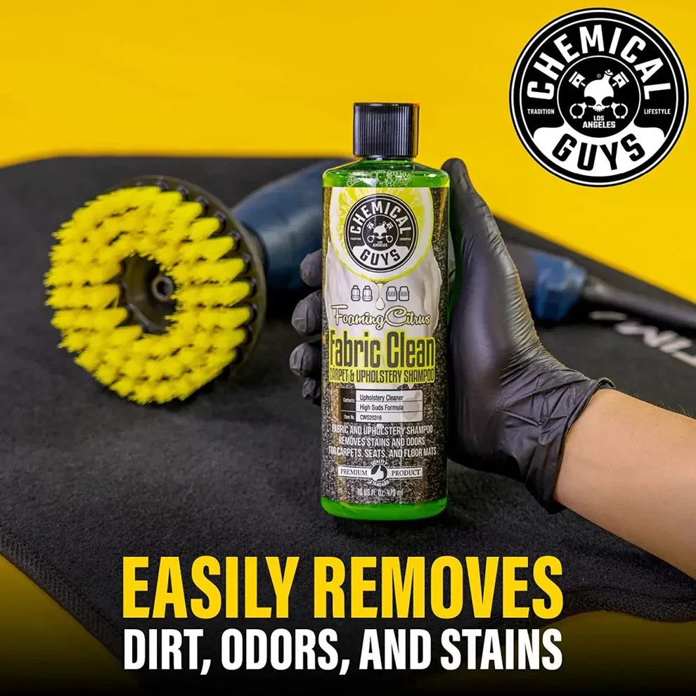 Chemical Guys Foaming Citrus Fabric Clean Carpet & Upholstery Shampoo - Image 9