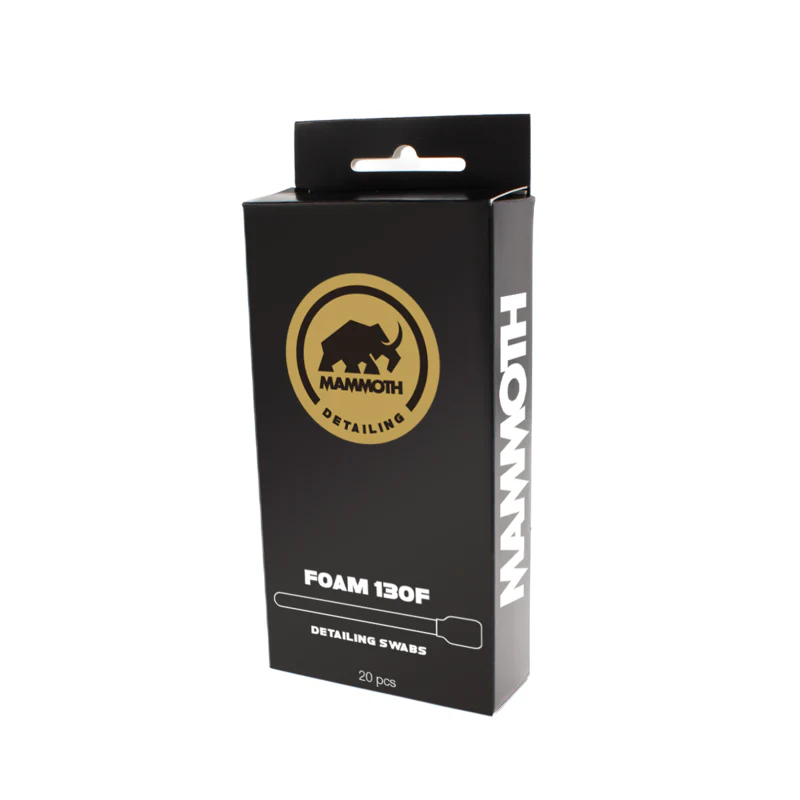 Mammoth Foam 130F Detailing Swabs – 20 Pack