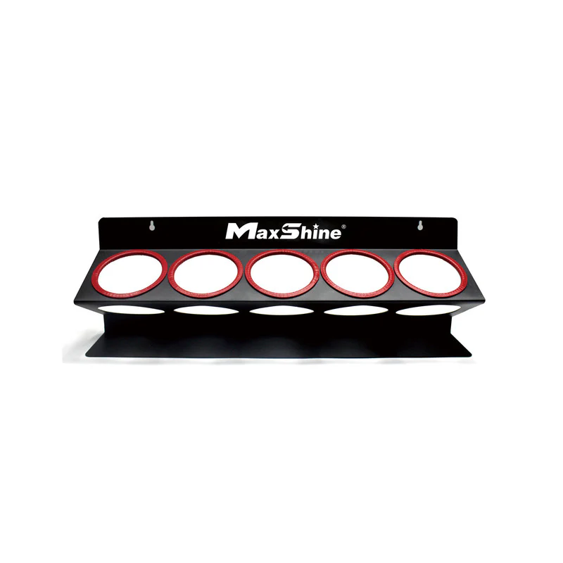 Maxshine Wall Mounted Bottle Holder - For 16oz & 32oz Bottles (5 Hole)