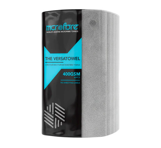 Mcrofbre Versatowel Ultra Plush 400GSM Microfibre Cloths 40 Pack